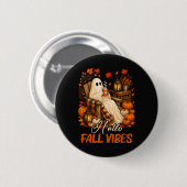 Hallo Herbst Stimmung Geist Süßer Herbst Kürbis Button (Vorne & Hinten)