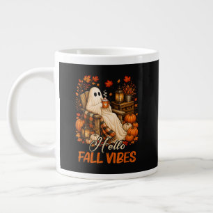 Hallo Herbst Stimmung Geist Süßer Herbst Kürbis Jumbo-Tasse