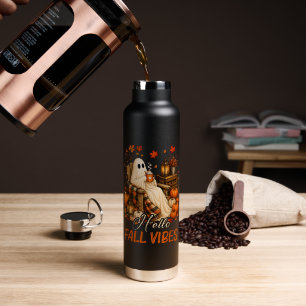 Hallo Herbst Stimmung Geist Süßer Herbst Kürbis Trinkflasche