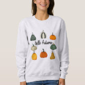 Hallo Herbst Sweatshirt (Vorderseite)