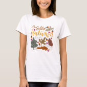 Hallo Herbst T-Shirt (Vorderseite)