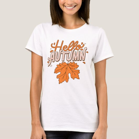 HALLO HERBST T-Shirt (Vorderseite)