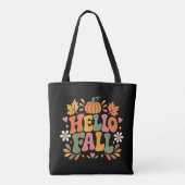 Hallo Herbst Tasche (Rückseite)