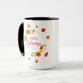 Hallo Herbst Tasse (Vorderseite Links)