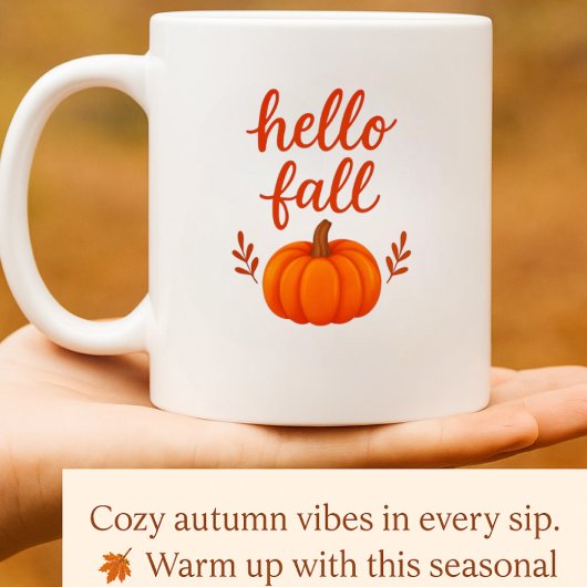 Hallo Herbst Tasse