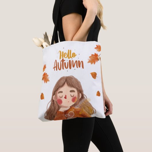 Hallo Herbst Tote Tasche - gemütlich & stilvoll (Von Nahem)