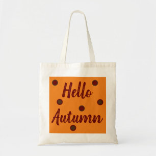 Hallo Herbst Tragetasche