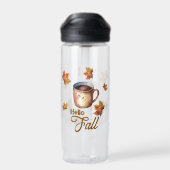 Hallo Herbst Trinkflasche (Rückseite)