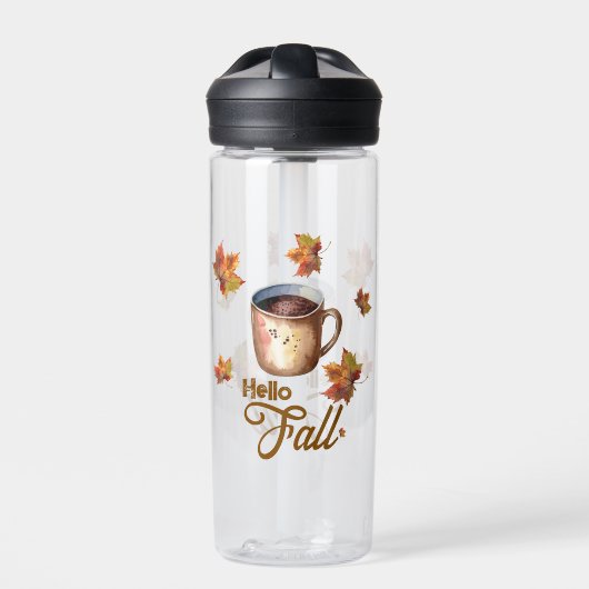 Hallo Herbst Trinkflasche (Vorderseite)