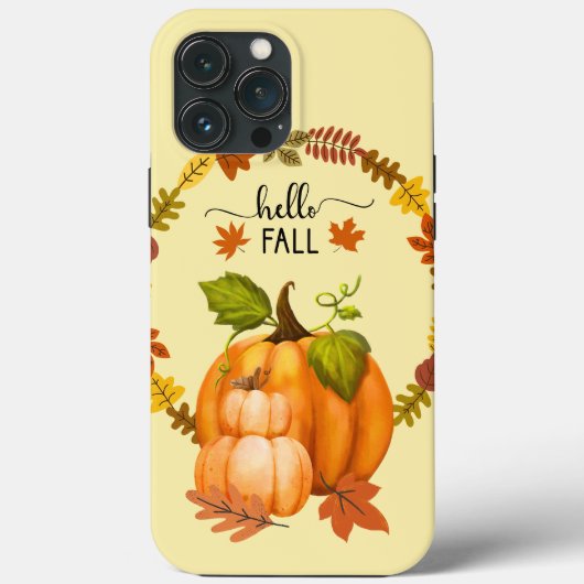 Hallo Herbst Verlassen Pumpkins Handy-iPad Hüllen (Rückseite)