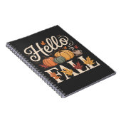 Hallo Herbst Vintager Herbststil Notizblock (Rechte Seite)