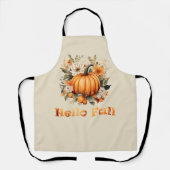 Hallo Herbst Wasserfarben Wildblumen Herbstblätter Schürze (Vorderseite)