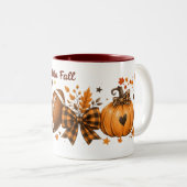 Hallo Herbst Zweifarbig Tasse (VorderseiteRechts)