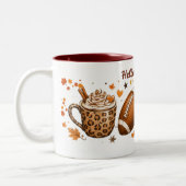 Hallo Herbst Zweifarbig Tasse (Links)