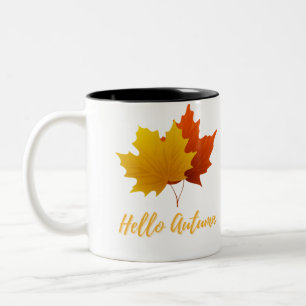 Hallo Herbst Zweifarbige Tasse