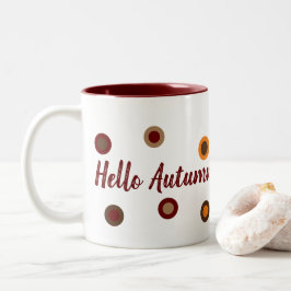 Hallo Herbst Zweifarbige Tasse