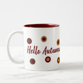 Hallo Herbst Zweifarbige Tasse (Links)