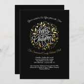 Hallo Herbsteinladungen Einladung (Vorne/Hinten)