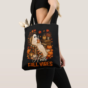 Hallo Herbstgefühle Geist Süßer Herbst Kürbis Tasche