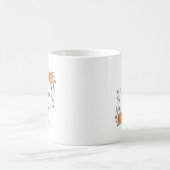 Hallo Herbstkürme mit Blätter Rustikal Niedlich Kaffeetasse (Mittel)