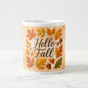 Hallo Herbstlaube und Eichhörnchen Jumbo-Tasse
