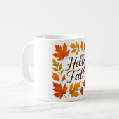 Hallo Herbstlaube und Eichhörnchen Kaffeetasse (Vorderseite Links)