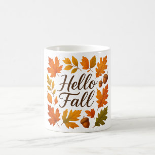 Hallo Herbstlaube und Eichhörnchen Kaffeetasse