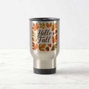 Hallo Herbstlaube und Eichhörnchen Reisebecher