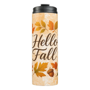 Hallo Herbstlaube und Eichhörnchen Thermosbecher