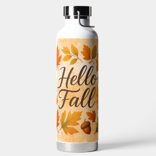 Hallo Herbstlaube und Eichhörnchen Trinkflasche