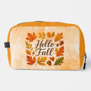 Hallo Herbstlaube und Eichhörnchen Waschbeutel