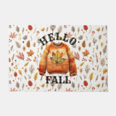 Hallo Herbstlaubs Simple Foliage Pattern Harvest Fußmatte (Vorderseite)