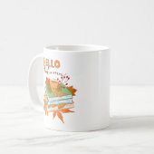 Hallo Herbstliche Tasse Cosy Fall Kaffeebecher (Vorderseite Links)