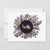 Hallo Herbstvibes Card (Vorderseite)