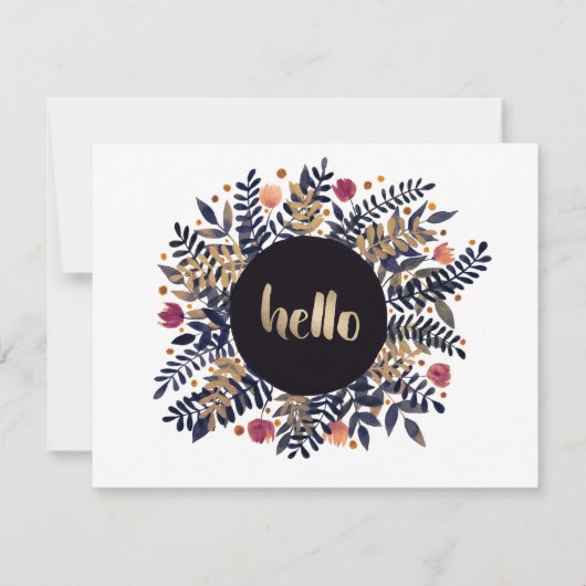 Hallo Herbstvibes Card (Vorderseite)