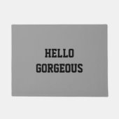 HALLO HERRLICH FUßMATTE (Vorderseite)