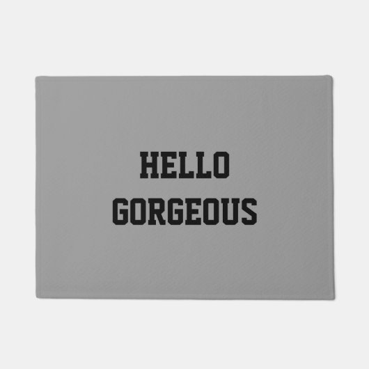 HALLO HERRLICH FUßMATTE (Vorderseite)