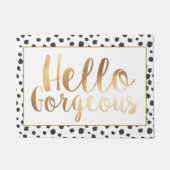 Hallo herrlich, Fußmatte (Vorderseite)