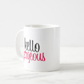 hallo herrlich kaffeetasse (Vorderseite Links)