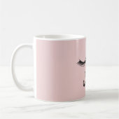 Hallo herrliche Augen-Peitschen Kaffeetasse (Links)