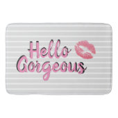 Hallo herrliche Bad-Matte Badematte (Vorderseite)