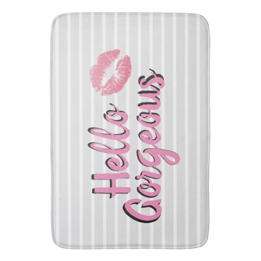 Hallo herrliche Bad-Matte Badematte (Vorderseite Vertikal)