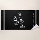 Hallo herrliche bezaubernde strandtuch (Vorderseite)