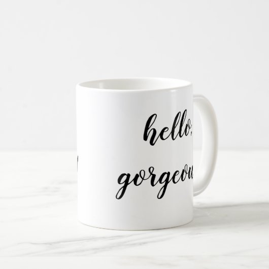 hallo herrliche Tasse (VorderseiteRechts)