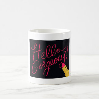 Hallo herrlicher Lippenstift Kaffeetasse