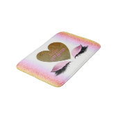 Hallo herrliches bezauberndes badematte (Schrägansicht)