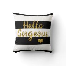 Hallo herrliches Schwarzweiss-gestreiftes