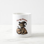 Hallo Hexen Halloween Highland Kuh Kaffeetasse (Mittel)