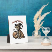 Hallo Hexen Halloween Highland-Rind Fotoplatte (Seite)