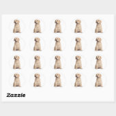 Hallo / Hi Labrador Retriever Welpe Hunde Stickers (Blatt)